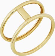 Oradina 10K Yellow Gold Hudson Ring