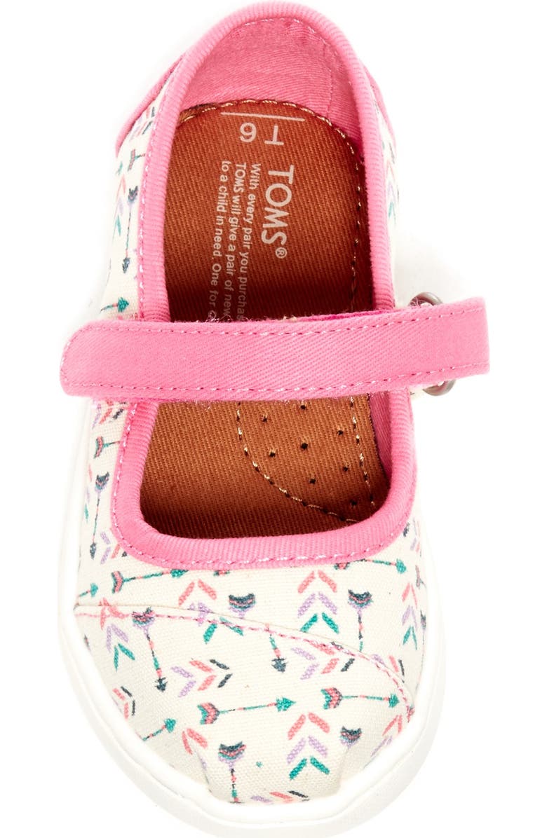 TOMS Arrow Print Mary Jane Flat, Alternate, color,