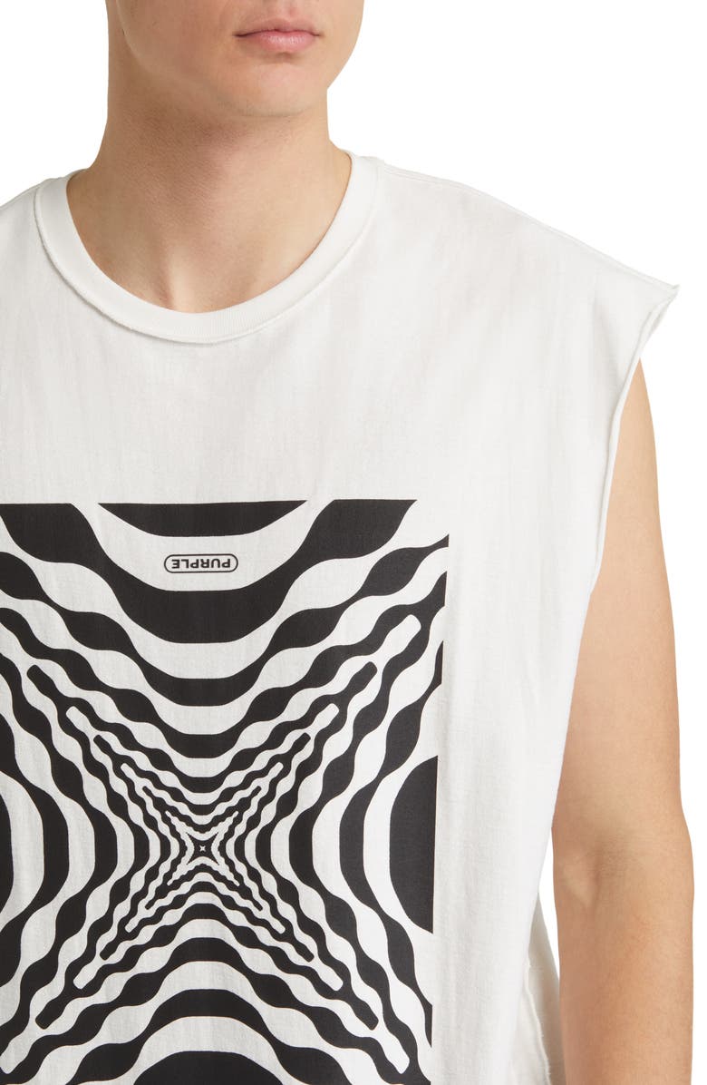 PURPLE BRAND Relaxed Fit Textured Inside Out Graphic Tank, Alternate, color,