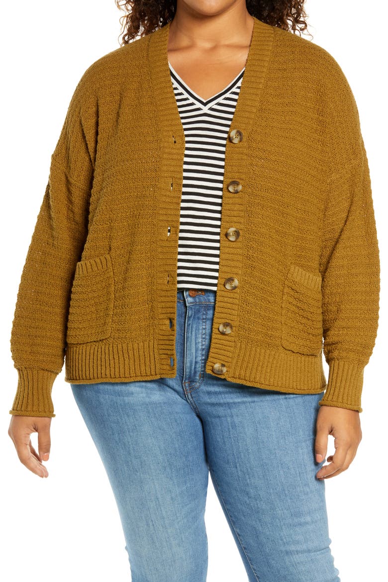 Seabrook Cardigan Sweater, Main, color, SPICED OLIVE