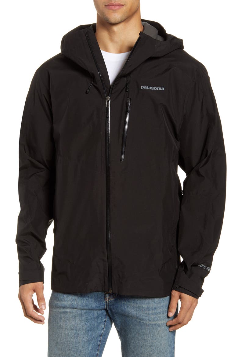 Calcite Hooded Jacket, Alternate, color, BLACK