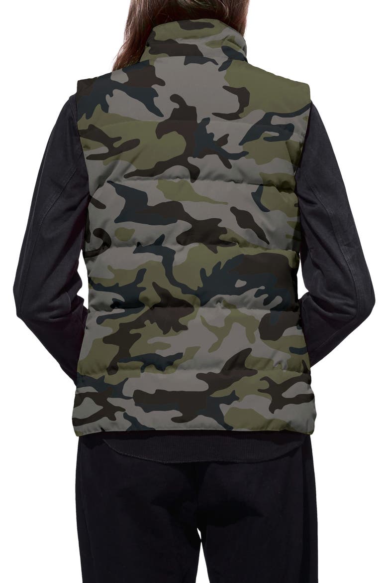 Freestyle Down Vest, Alternate, color, CLASSIC CAMO COASTAL GREY