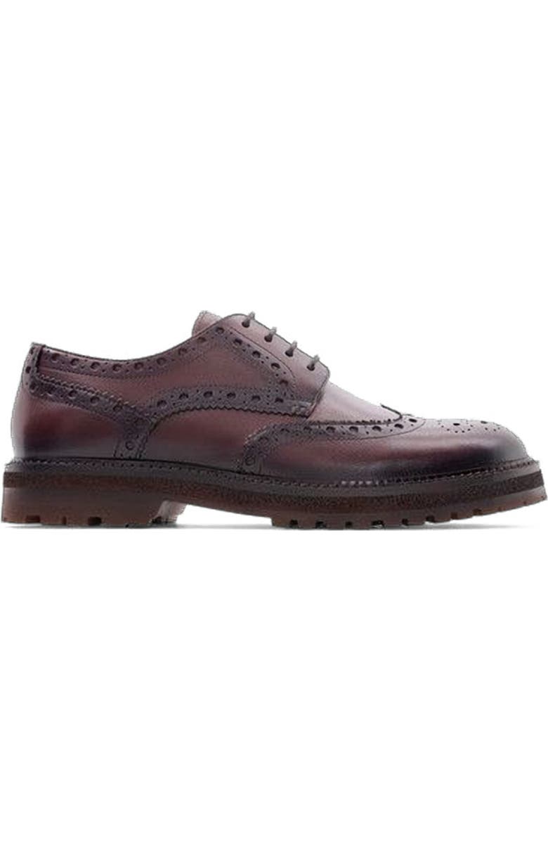 Anthony Veer Prescott Wingtip Derby, Main, color, Brown Leather