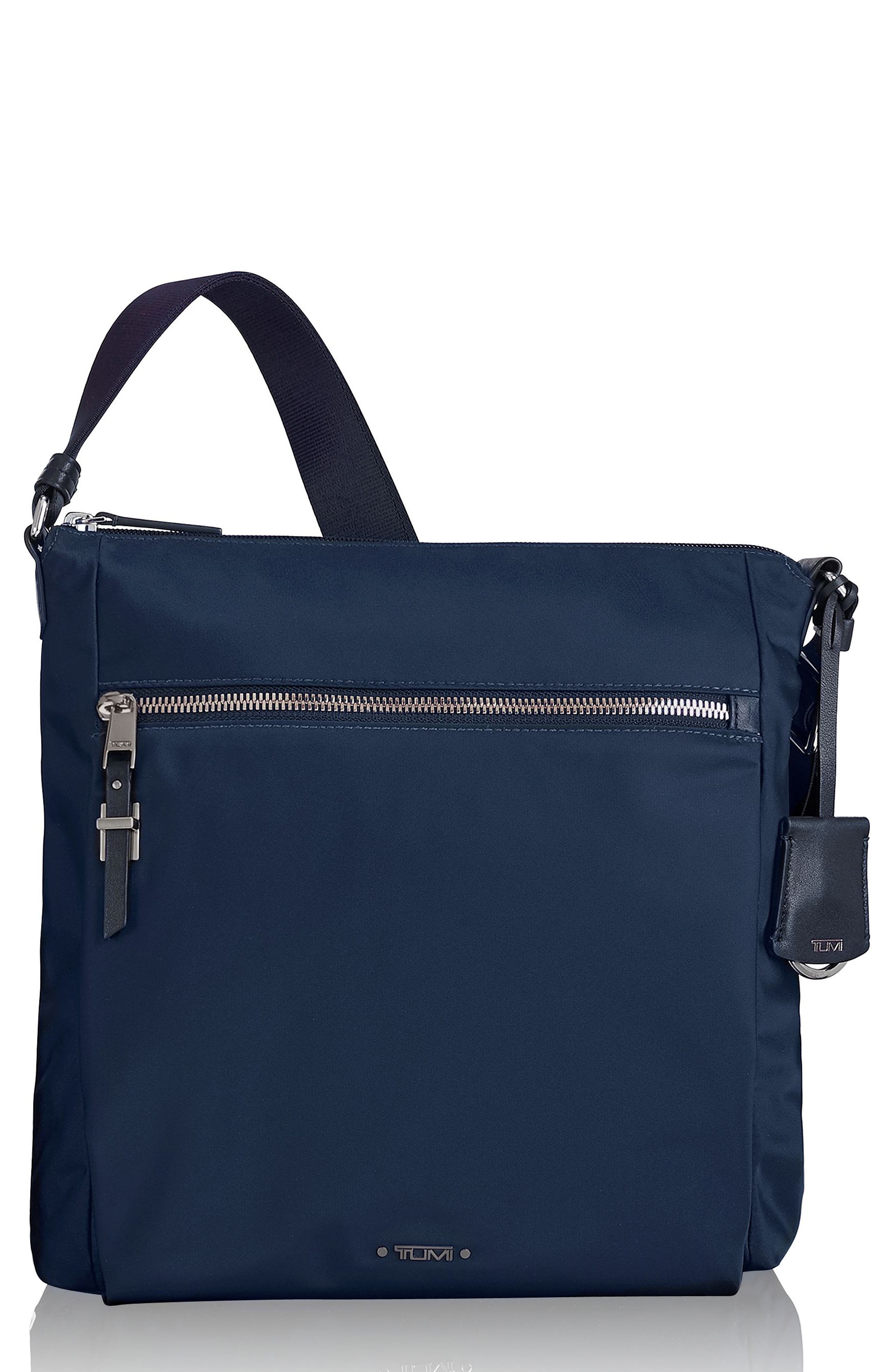 Voyageur - Canton Nylon Crossbody Bag, Main, color, NAVY