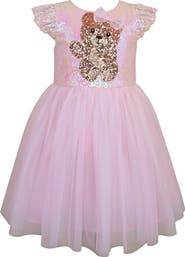 Zunie Kids' Bear Sequin Tutu Party Dress