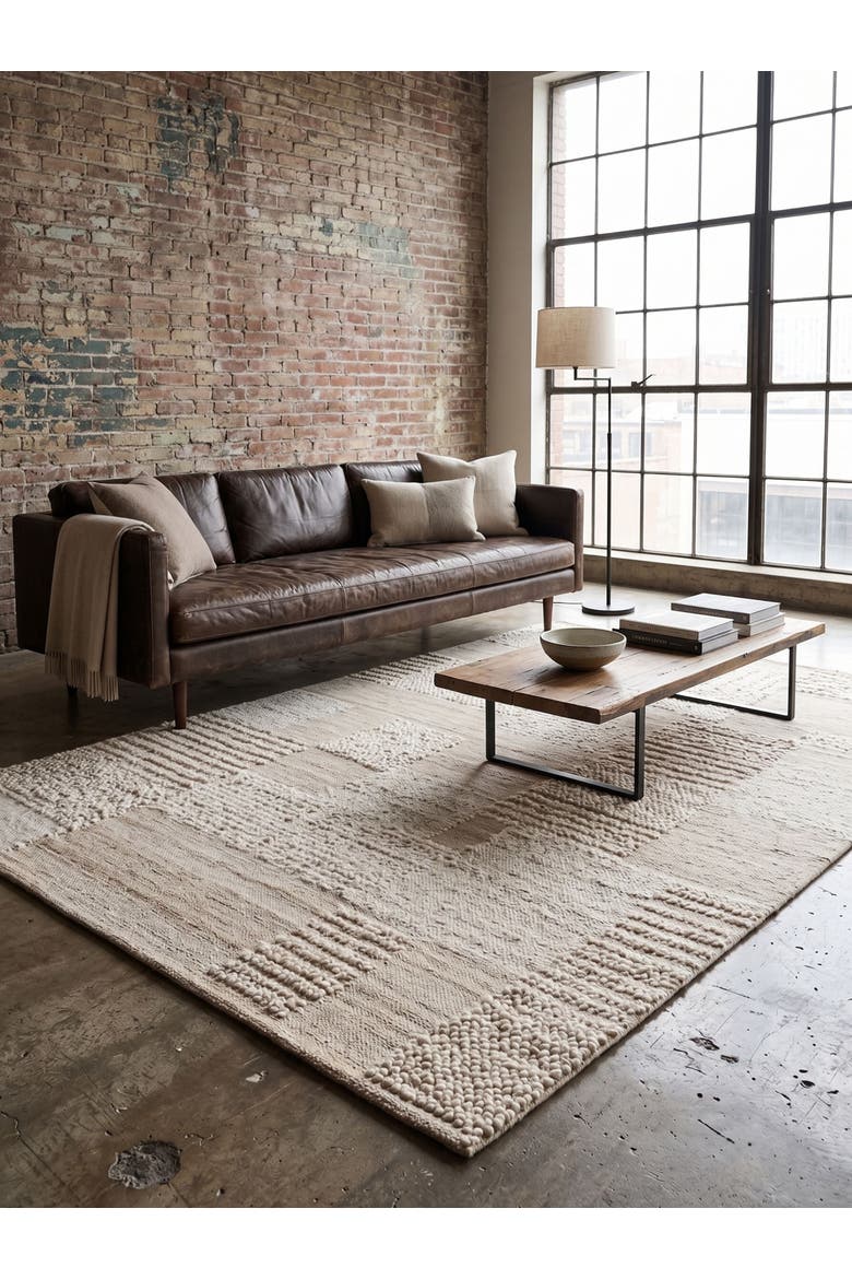 Minerva Wool Rug, Alternate, color, Beige