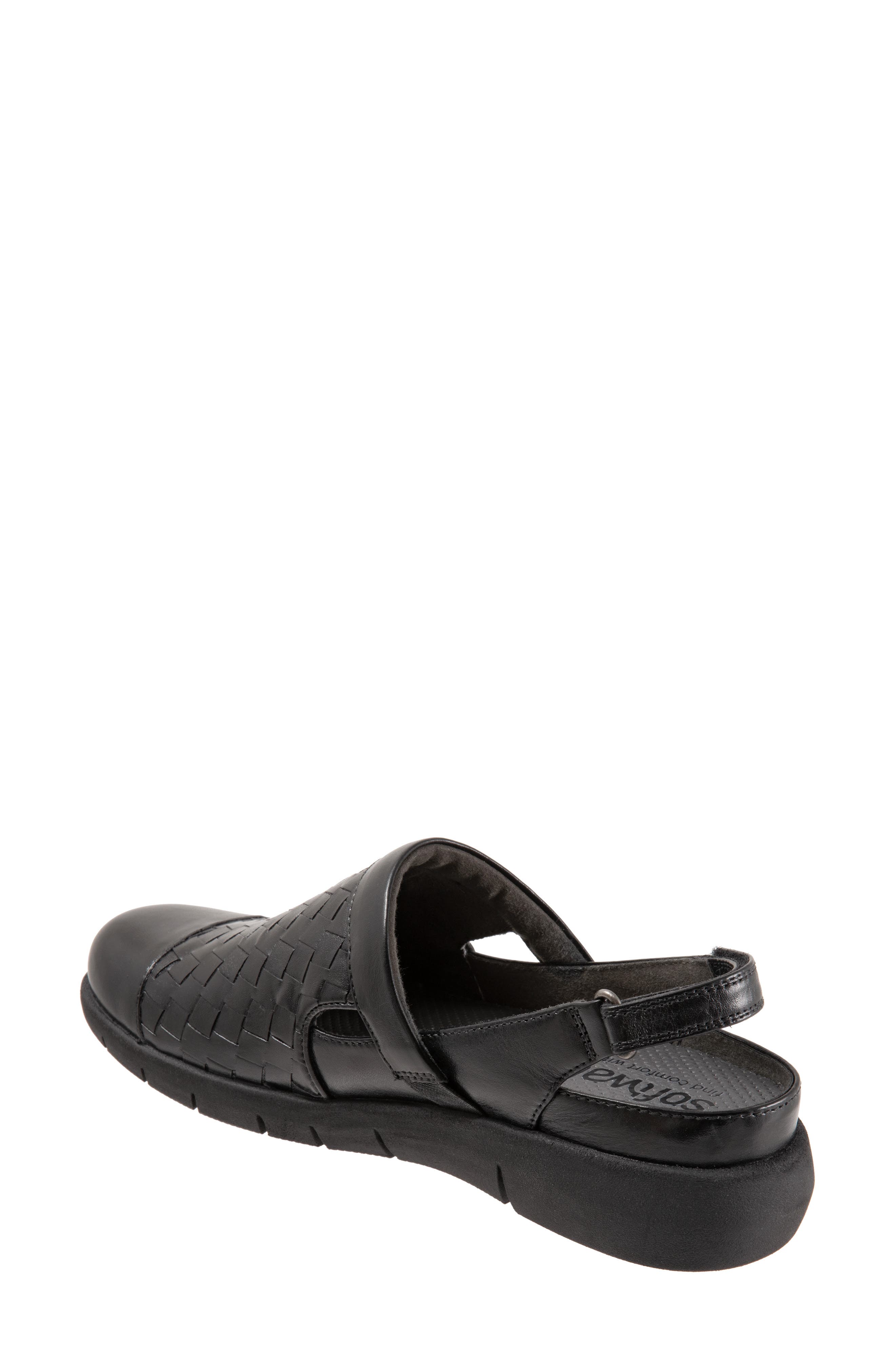 SoftWalk<sup>®</sup> Salina II Woven Clog, Alternate, color, Black