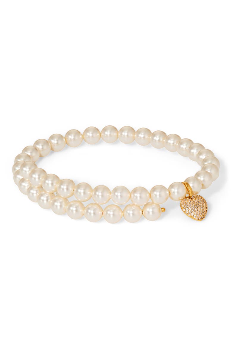 Poppy Double Wrap Bracelet, Main, color, GOLD