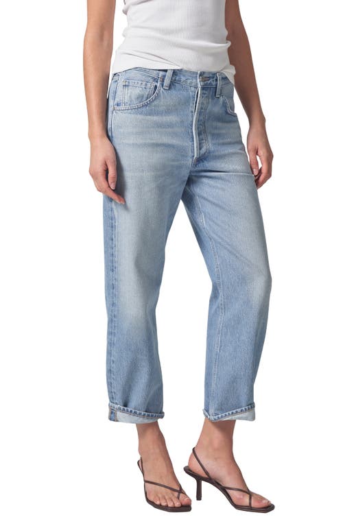 Citizens Of Humanity Dahlia Bow Leg Baby Roll Jeans In Ribbon
