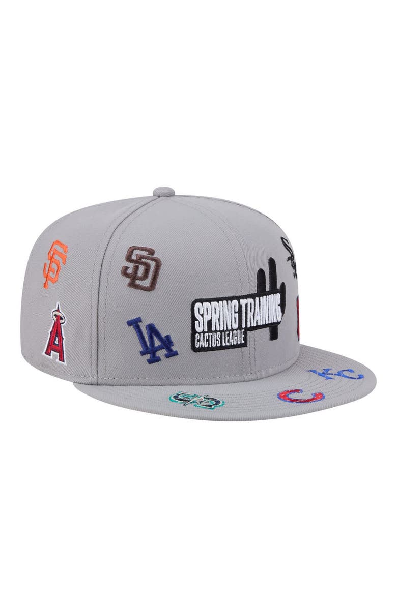 New Era Men's New Era Gray 2026 Spring Training Cactus League Scattered 9FIFTY Adjustable Hat, Alternate, color, Gray
