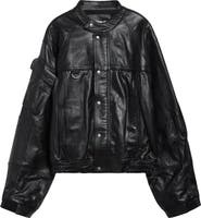 Martine Rose Bumbag Leather Jacket