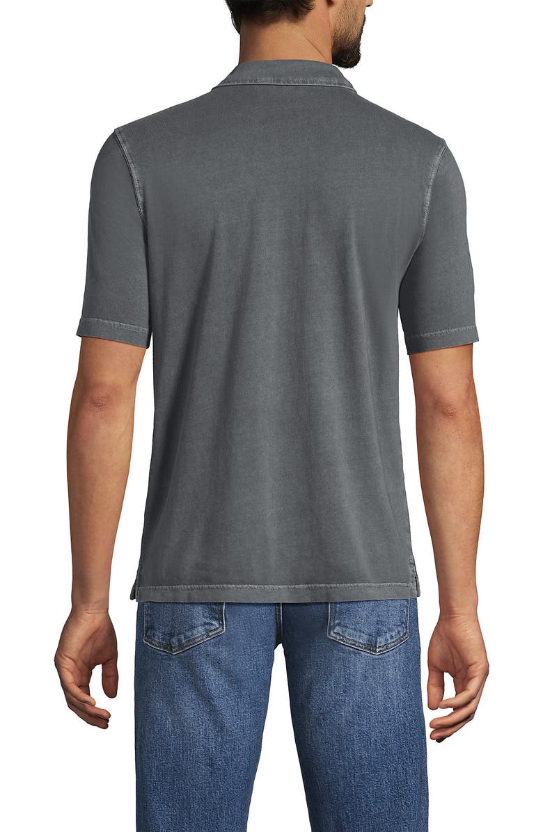Lands' End Short Sleeve Sun Faded Super T Polo, Alternate, color, 