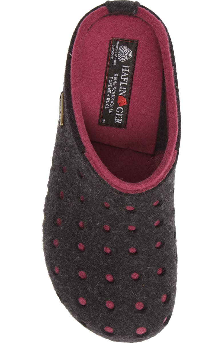 Haflinger Holly Wool Slipper, Alternate, color,