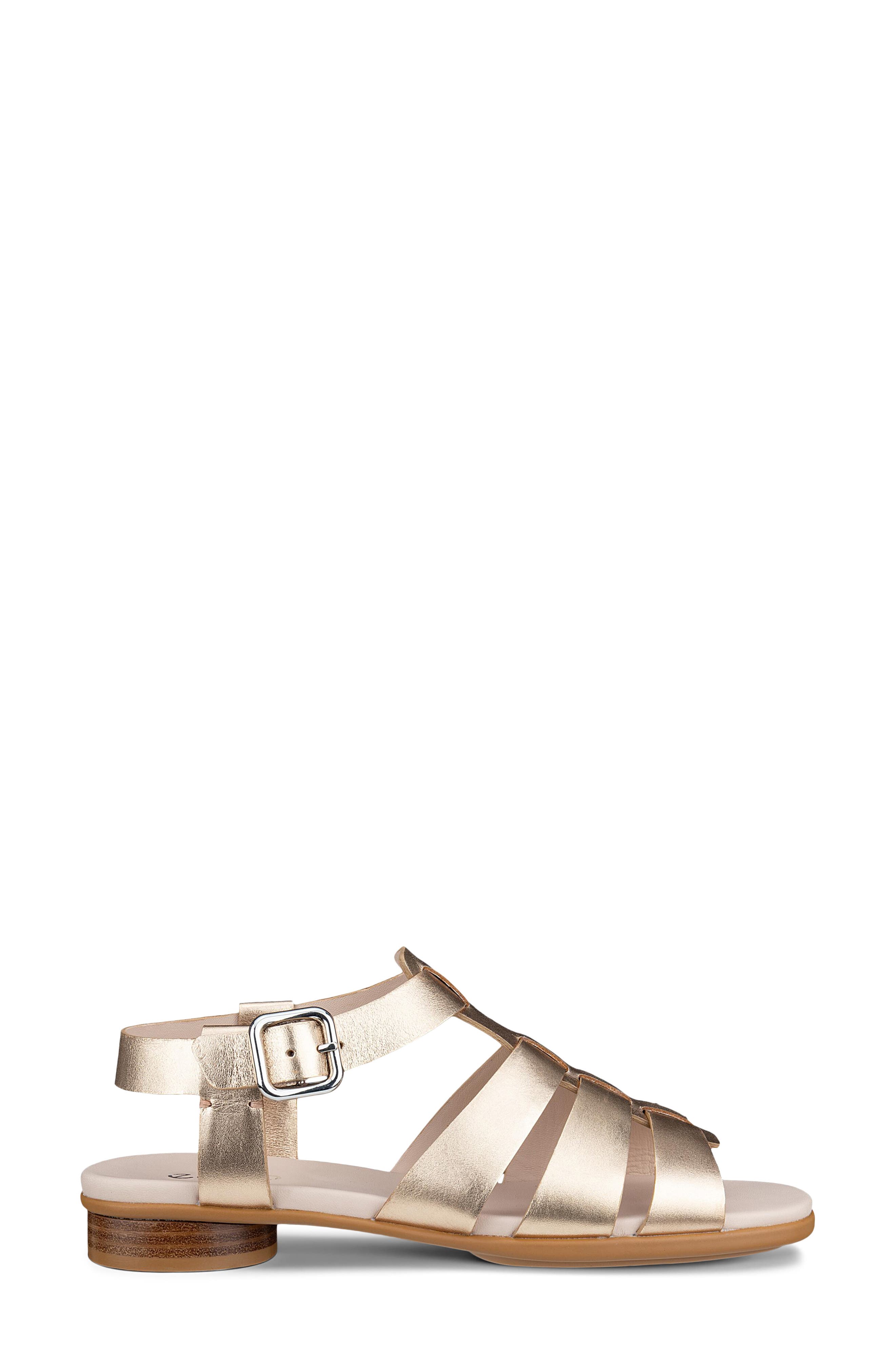 Sculpted Alba 25 Fisherman Sandal, Alternate, color, NATURE FOIL