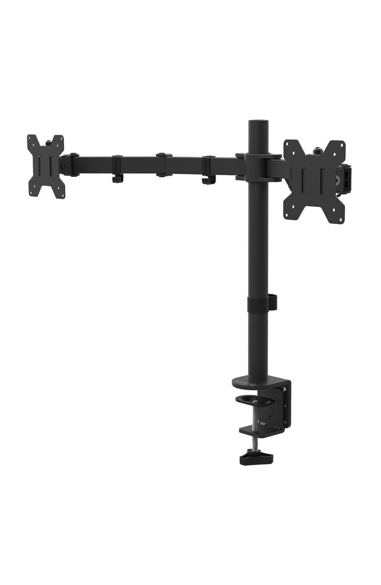 Kanto DML2000 Fully Adjustable Dual Arm Desktop Monitor Mount, Main, color, Black