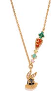Girls Crew Looney Tunes Bugs Bunny Pendant Necklace