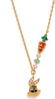 Girls Crew Looney Tunes Bugs Bunny Pendant Necklace