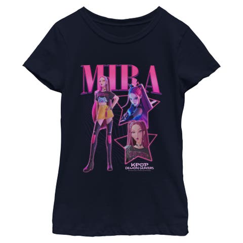 Girls' Mira Super Star Logo Graphic Short Sleeve T-Shirt
