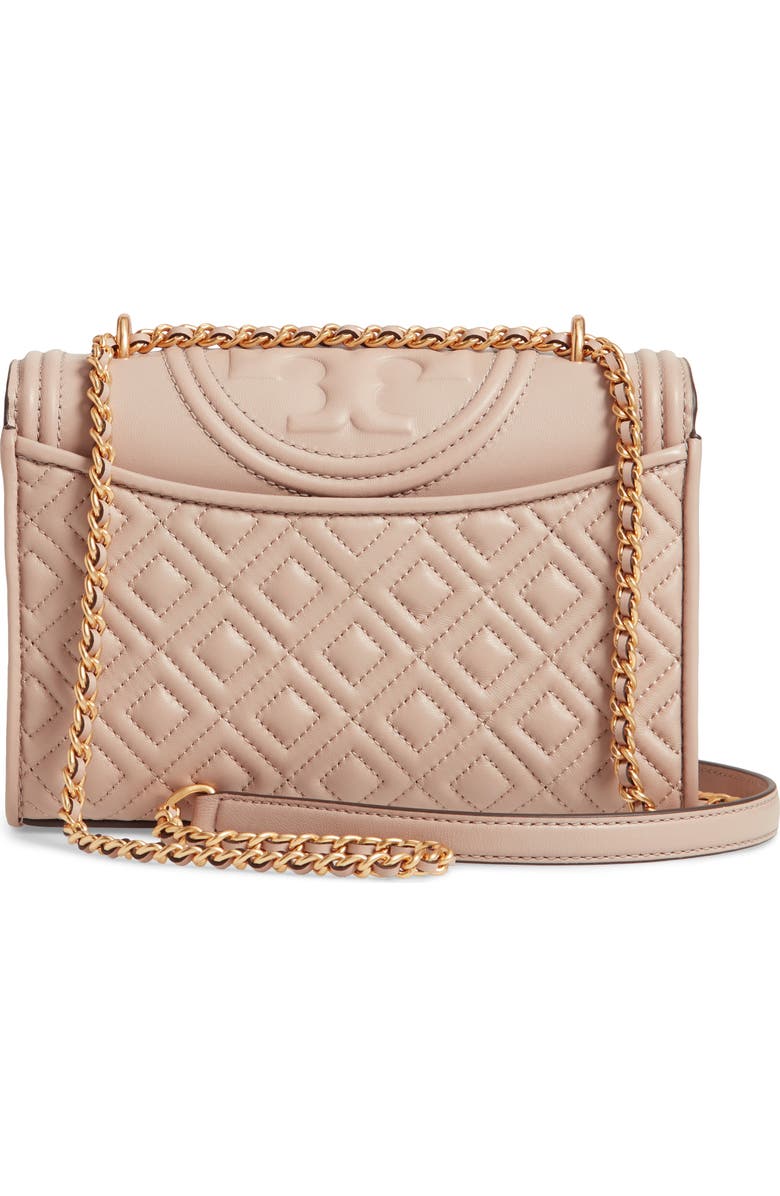 Tory Burch Small Fleming Leather Convertible Shoulder Bag, Alternate, color,