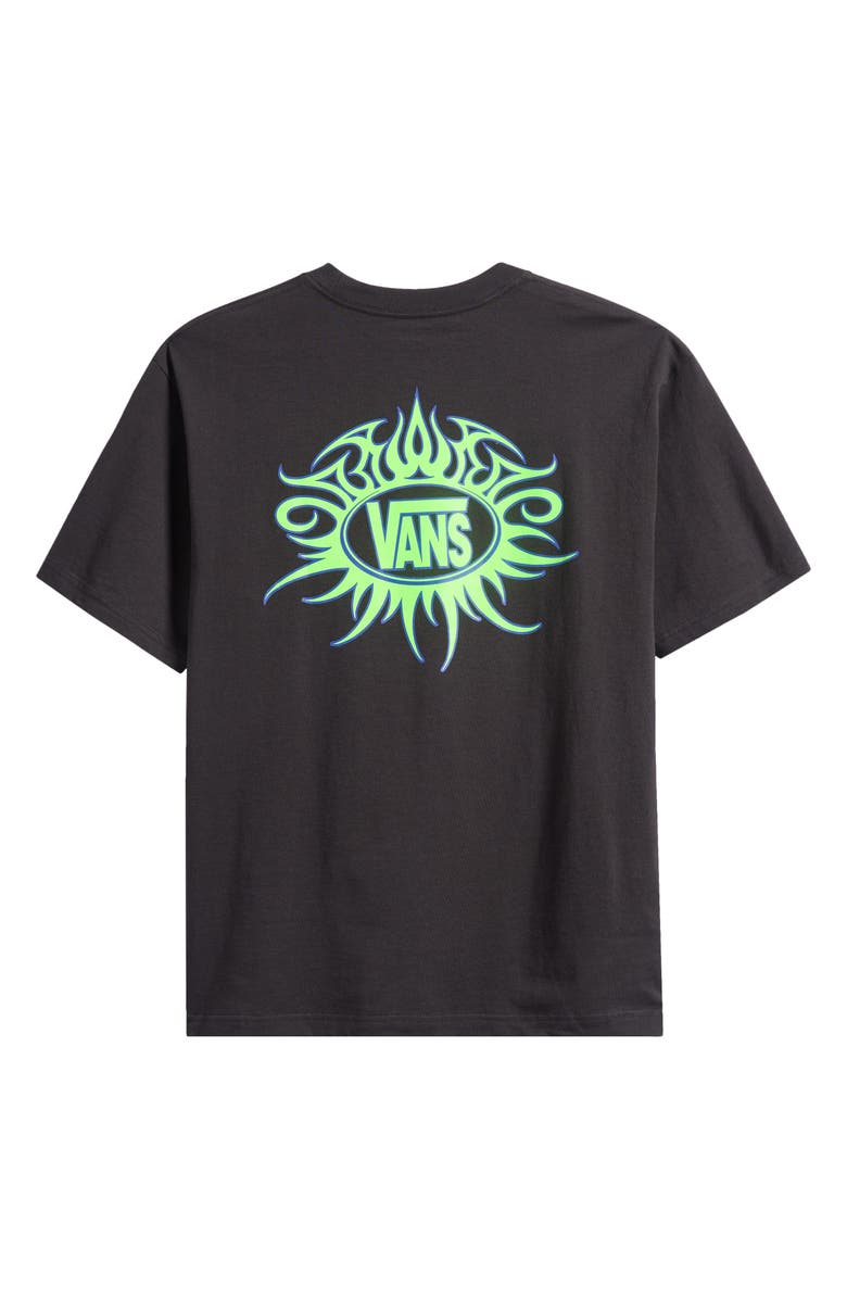 Vans Torched Cotton Graphic T-Shirt, Alternate, color, Black