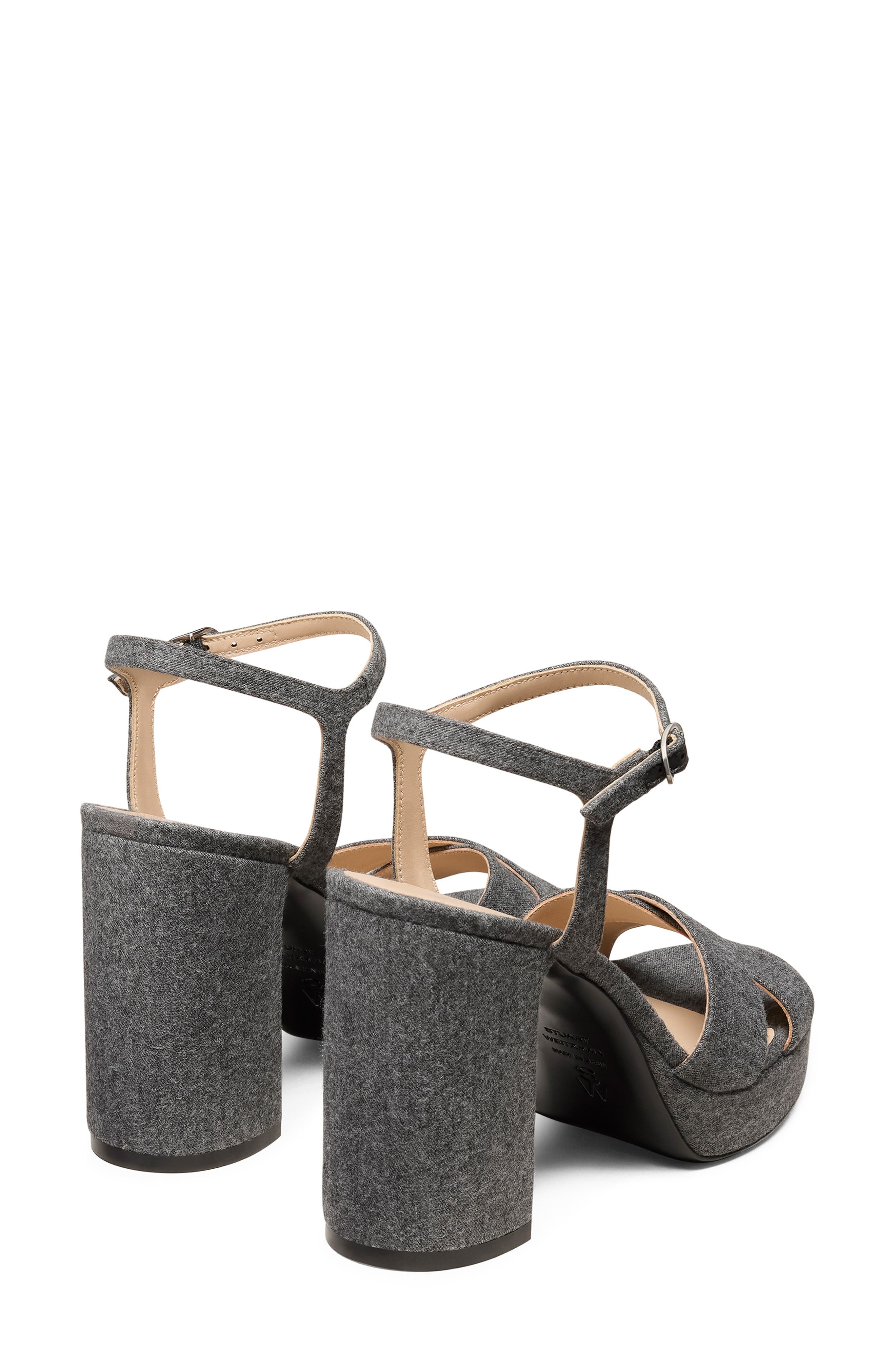 Stuart Weitzman Dayna Platform Sandal, Alternate, color, Slate