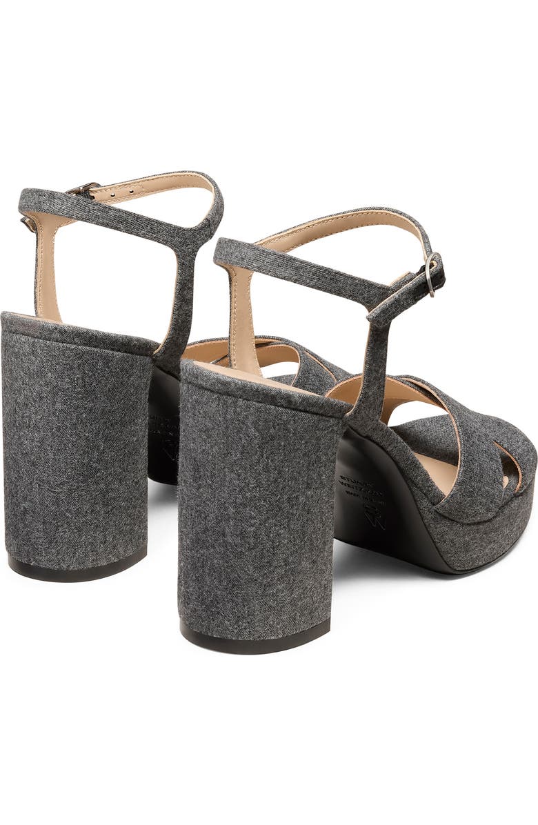 Stuart Weitzman Dayna Platform Sandal, Alternate, color, Slate