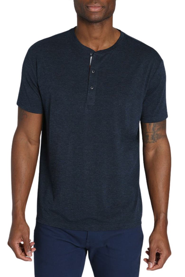 Henley T-Shirt, Main, color, DARK BLUE
