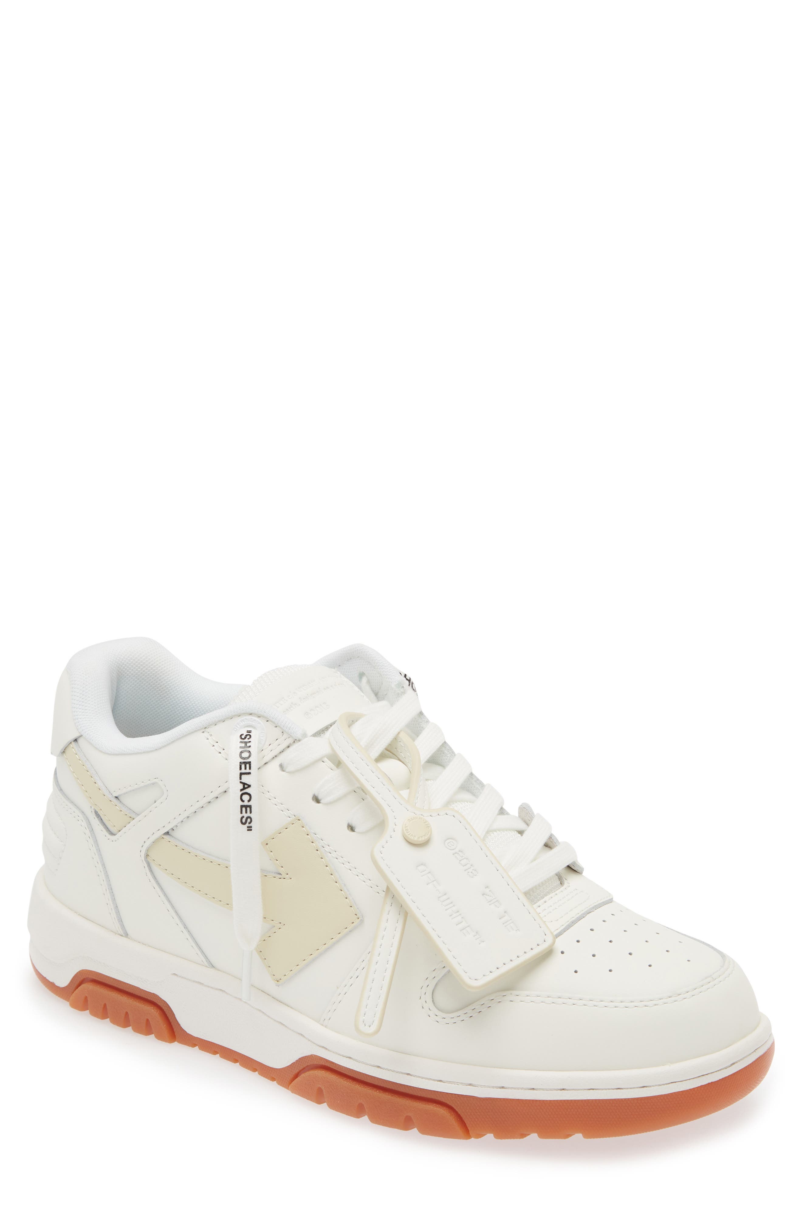 Off-White Out of Office Low Top Sneaker, Main, color, White Beige
