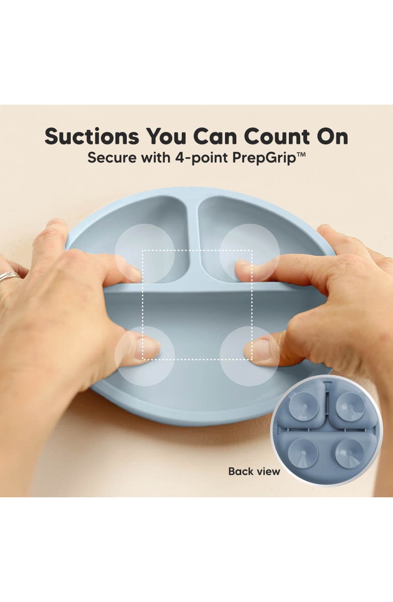 KeaBabies 3-Pack Prep Silicone Suction Plates, Alternate, color, Alps