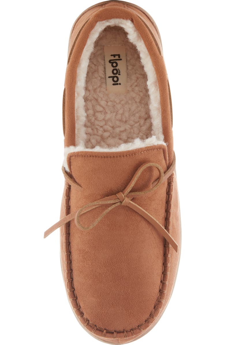 FLOOPI Faux Fur Lined Slipper, Alternate, color, Chestnut