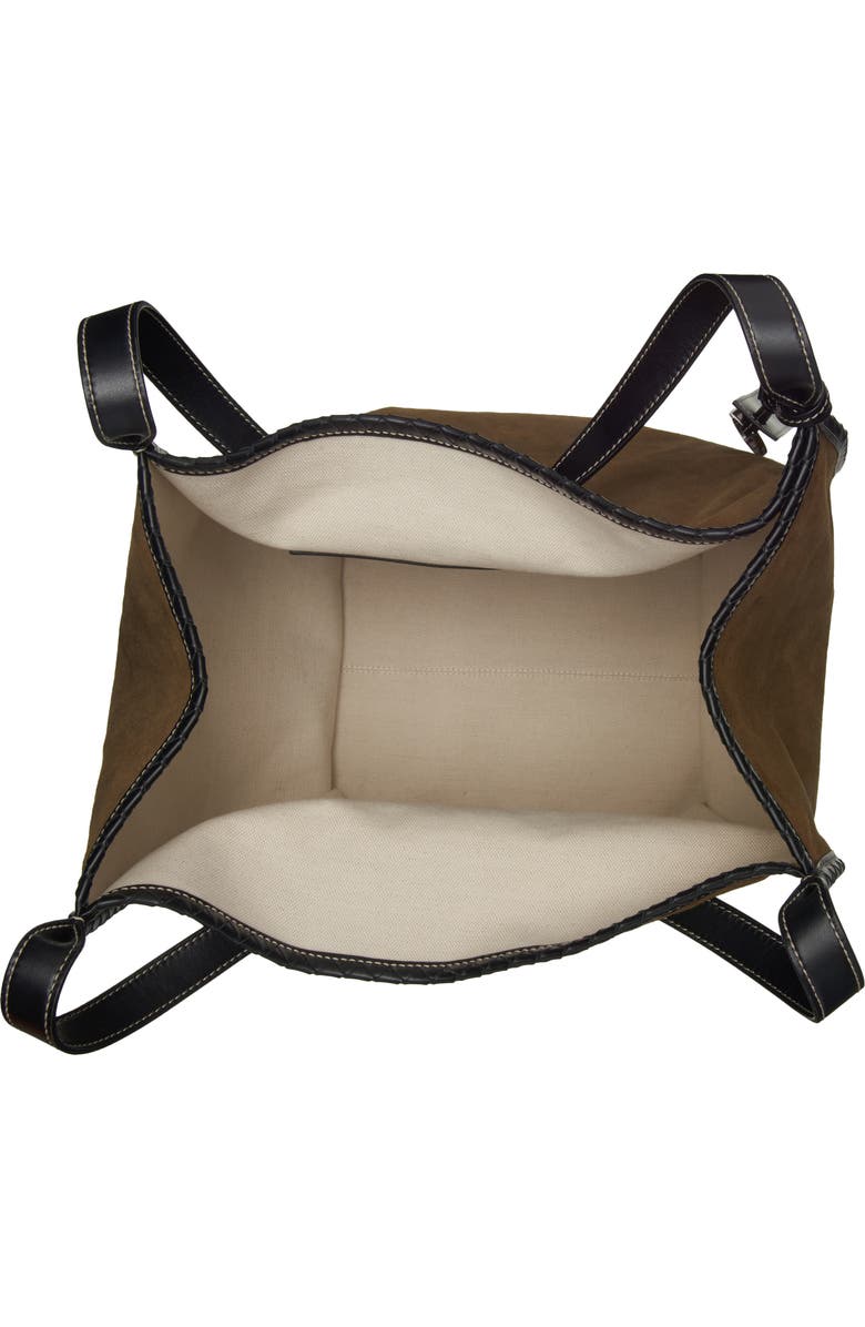 Bottega Veneta Large Canvas & Suede Reversible Tote, Alternate, color, Brown/ Beige