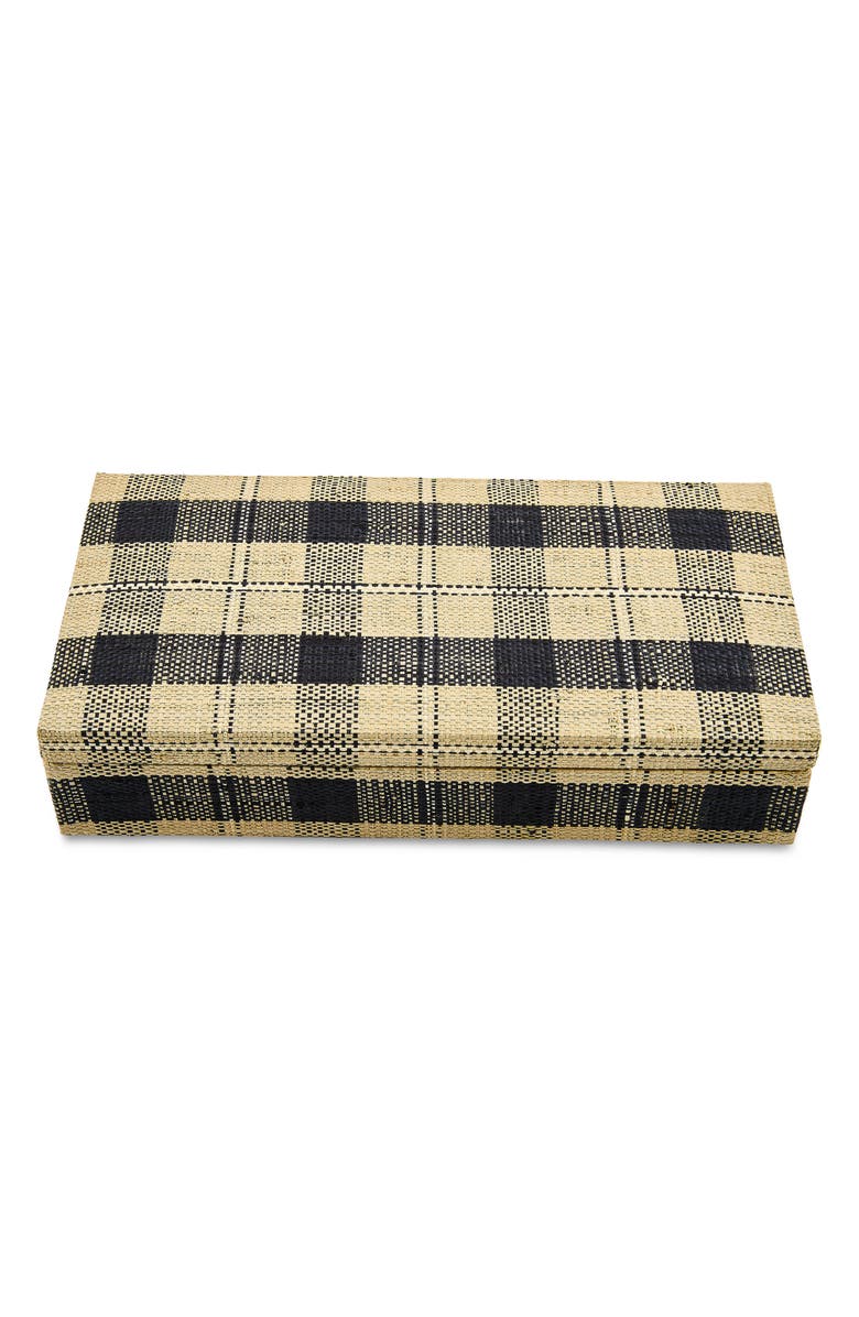 MACKENZIE CHILDS Mad for Plaid Box, Alternate, color, Beige