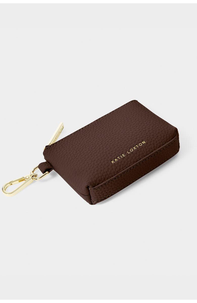 Katie Loxton Evie Clip-On Coin Wallet, Alternate, color, Chocolate
