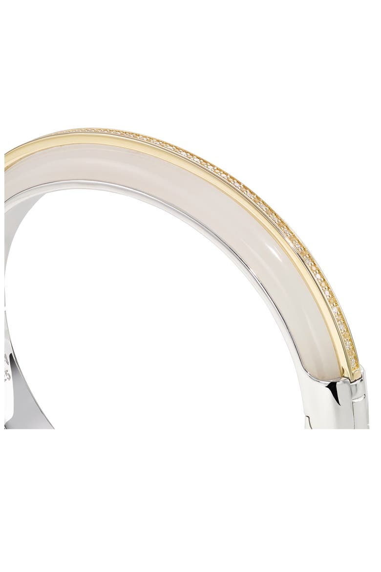 Essential Diamond Stacking Cuff Bracelet, Alternate, color, WHITE JASPER