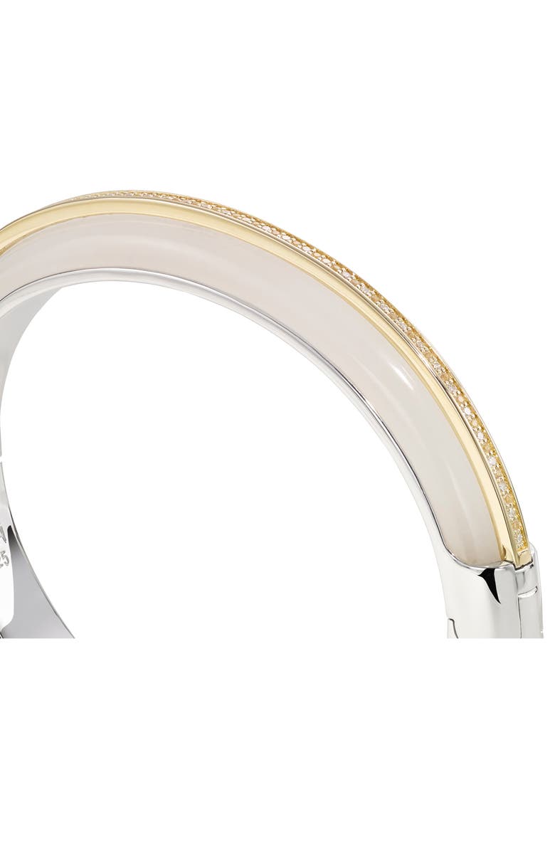 BY PARIAH Essential Diamond Stacking Cuff Bracelet, Alternate, color, White Jasper