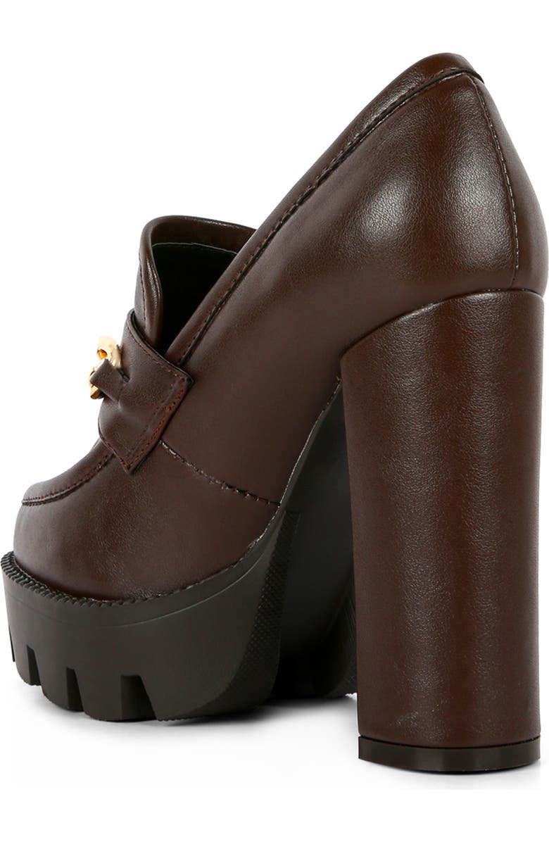 LONDON RAG Y2K Chunky Lug Platform Pump, Alternate, color, Brown