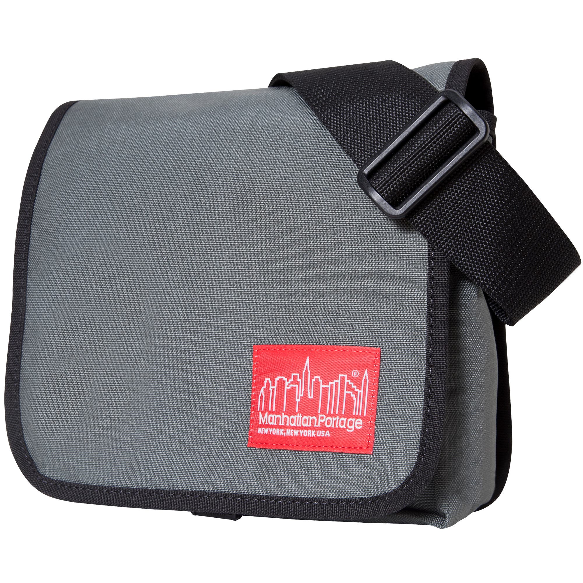 Manhattan Portage DJ Crossbody Bag, Alternate, color, Grey