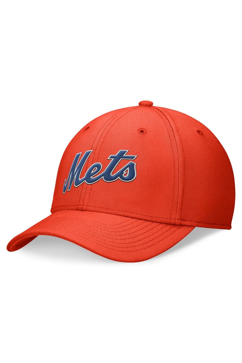 Men's Nike Orange New York Mets Evergreen Performance Flex Hat, Alternate, color, Orange