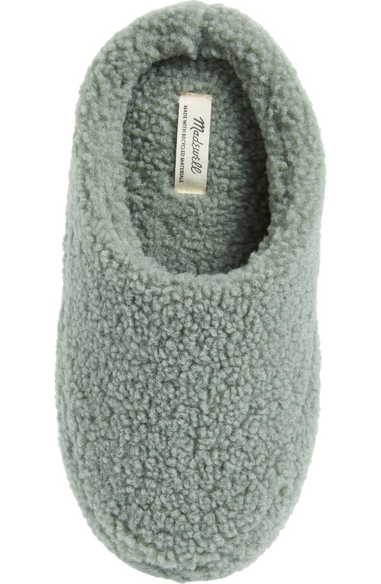 Madewell Faux Shearling Scuff Slippers, Alternate, color,