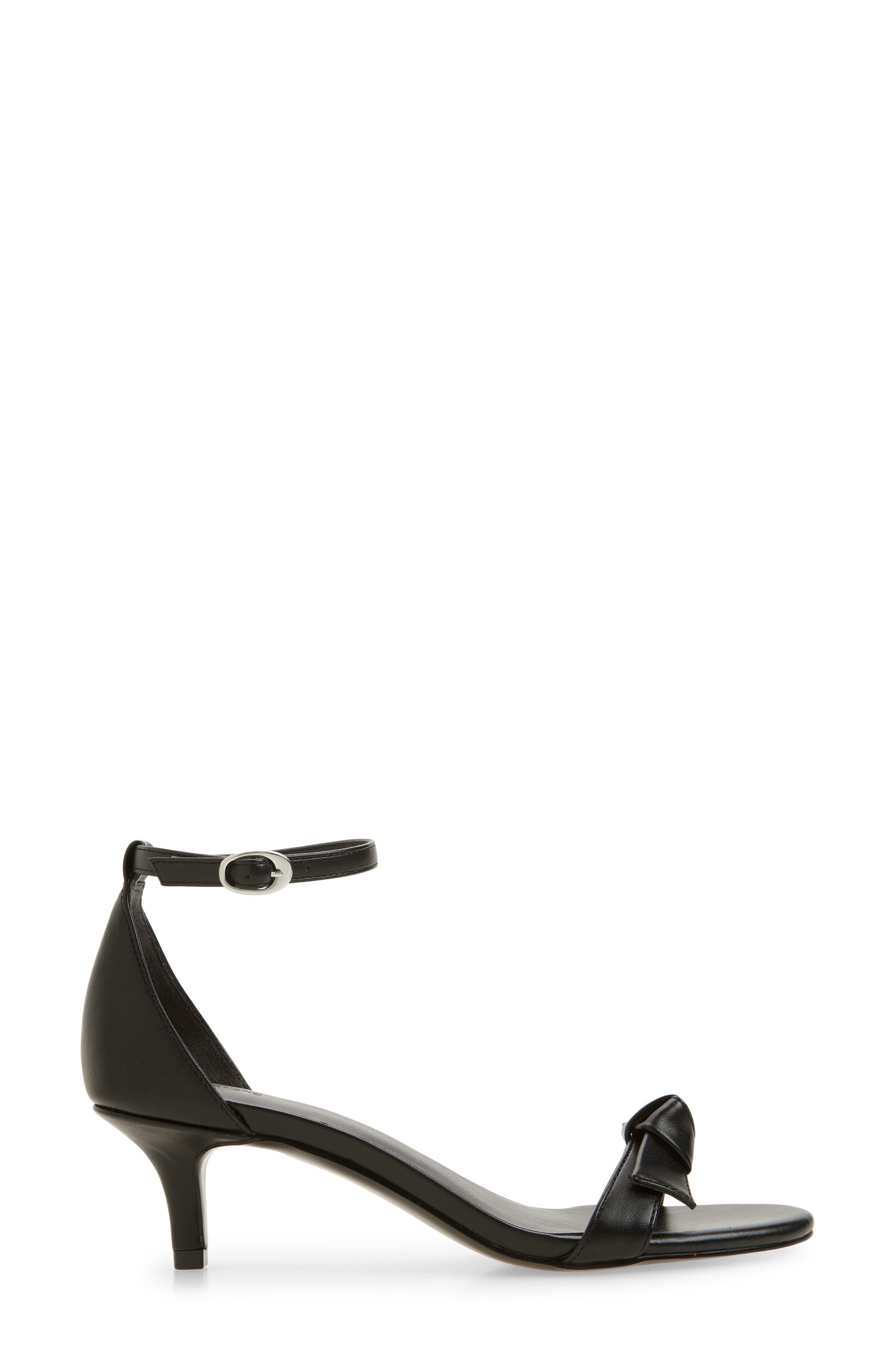 NORDSTROM RACK Teagan Ankle Strap Sandal, Alternate, color, Black