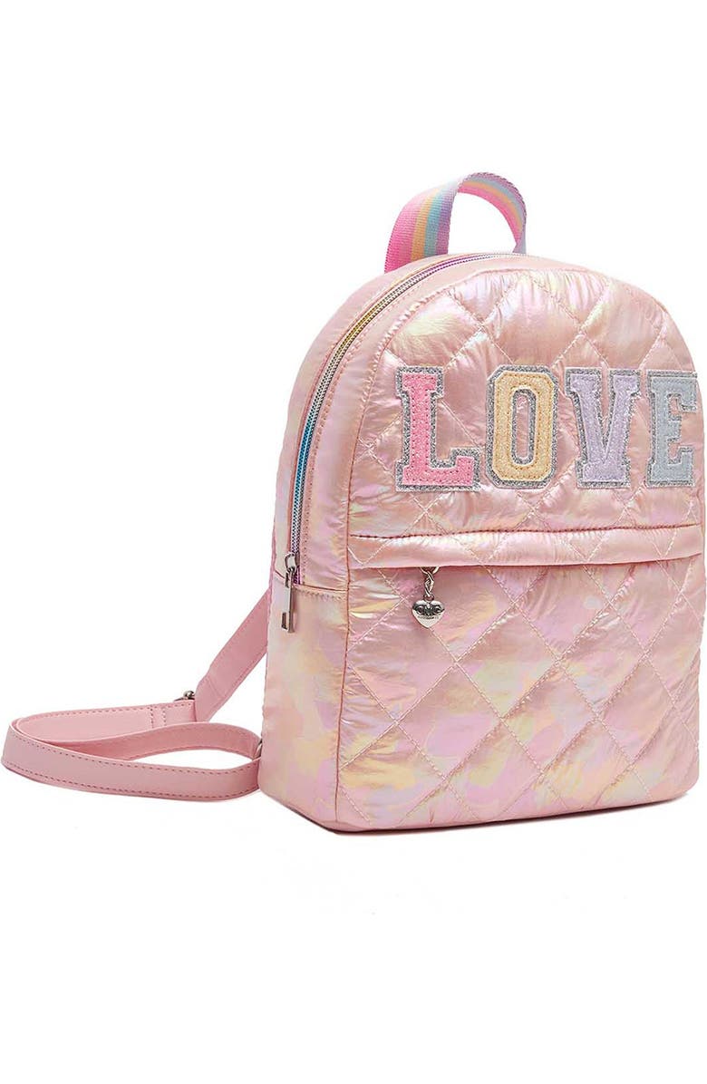 OMG Accessories Love Puffer Mini Backpack, Alternate, color,