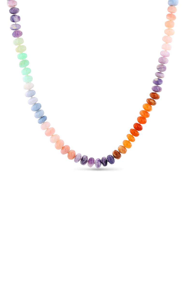 Rainbow Opal Candy Necklace, Main, color, Pastel Opal