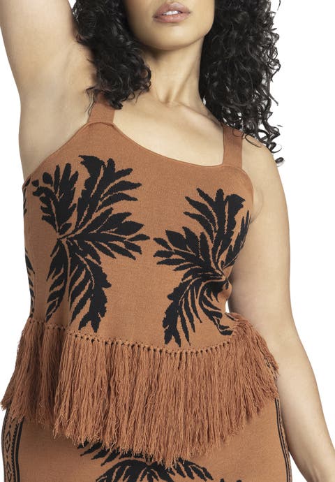 Fringe Crop Top (Plus Available)