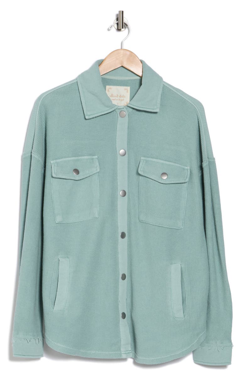 Thread & Supply Double Washed Corduroy Shacket, Alternate, color, 