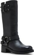 （US発）STEVE MADDEN ASTOR エンジニアブーツ ASTOR Black Leather Knee-High Boot | Women's Boots – Steve