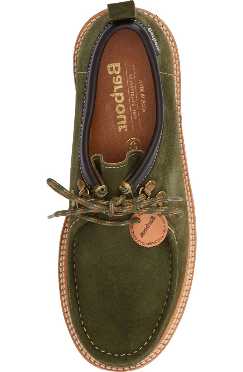 Barbour x Wildbunch Coatham Boat Shoe, Alternate, color, Green