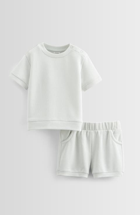 Cozy Short Sleeve Top & Shorts Set (Baby)