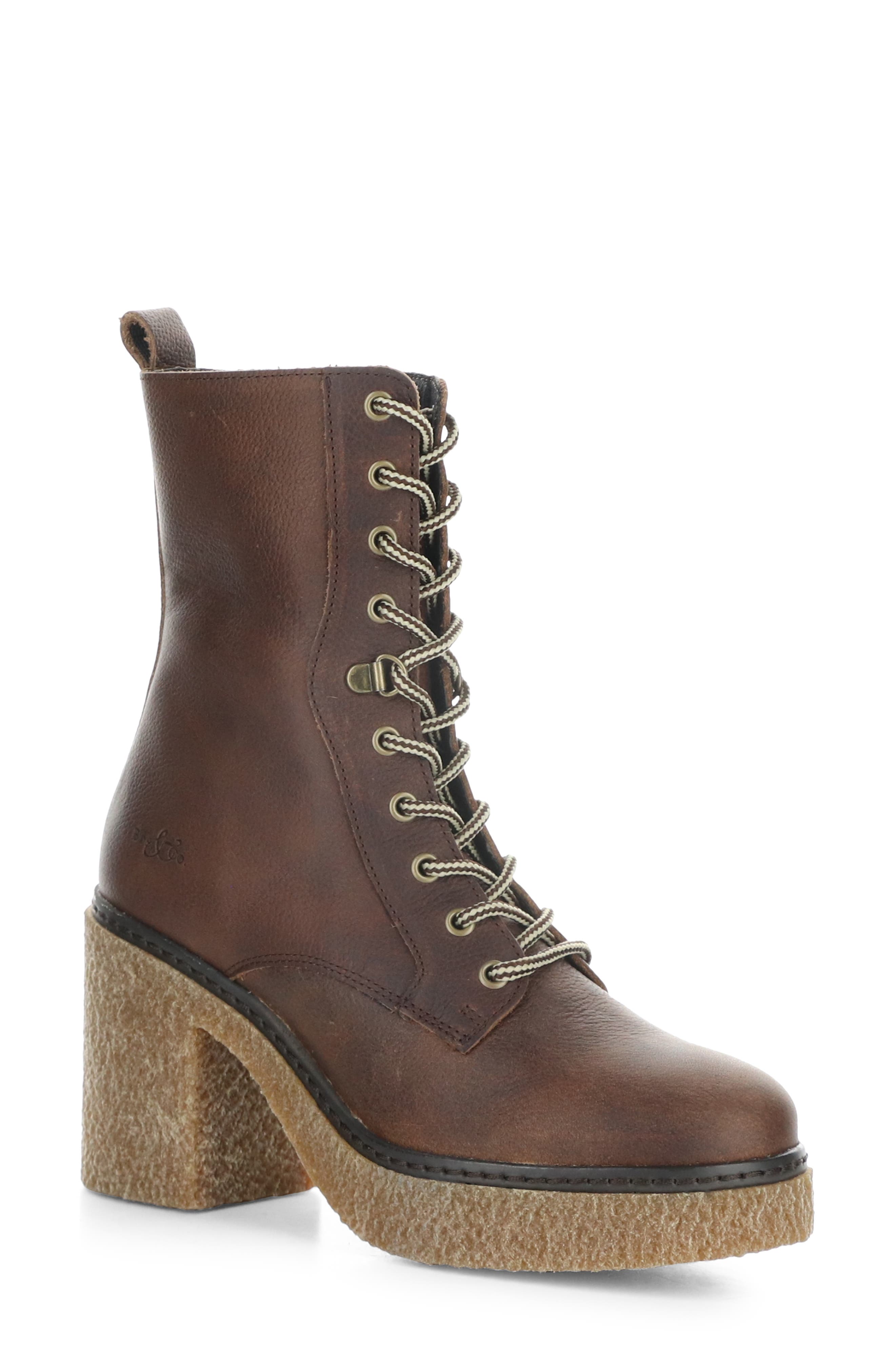Panda Waterproof Lace-Up Boot, Main, color, BRANDY GOBI