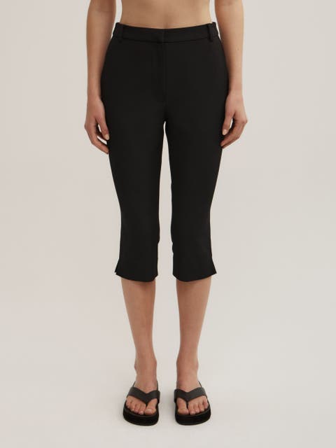 Slim Leg Capri Trousers