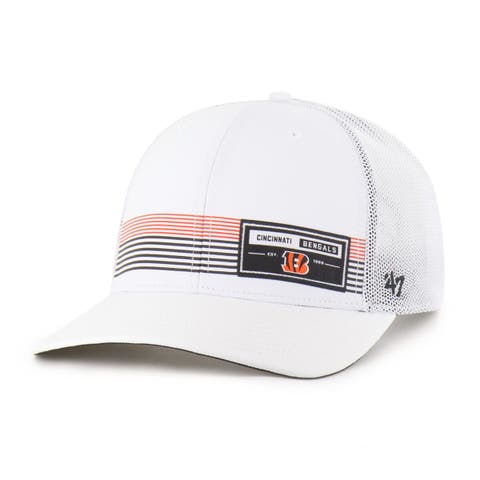 Men's '47 White Cincinnati Bengals Rangefinder Trucker Adjustable Hat
